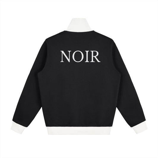 Contrast Side Stripe Fleece Track Jacket