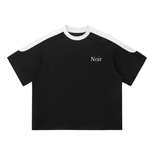 Unisex Color Block Oversized T-Shirt