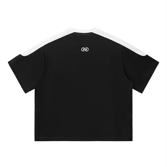 Unisex Color Block Oversized T-Shirt
